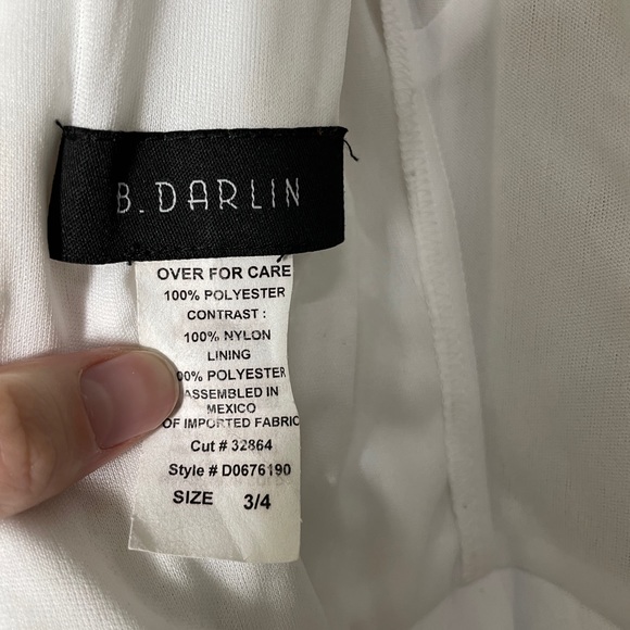 Women's B. Darlin Mini Casual Flowy Zip-up Dress - Picture 5 of 9